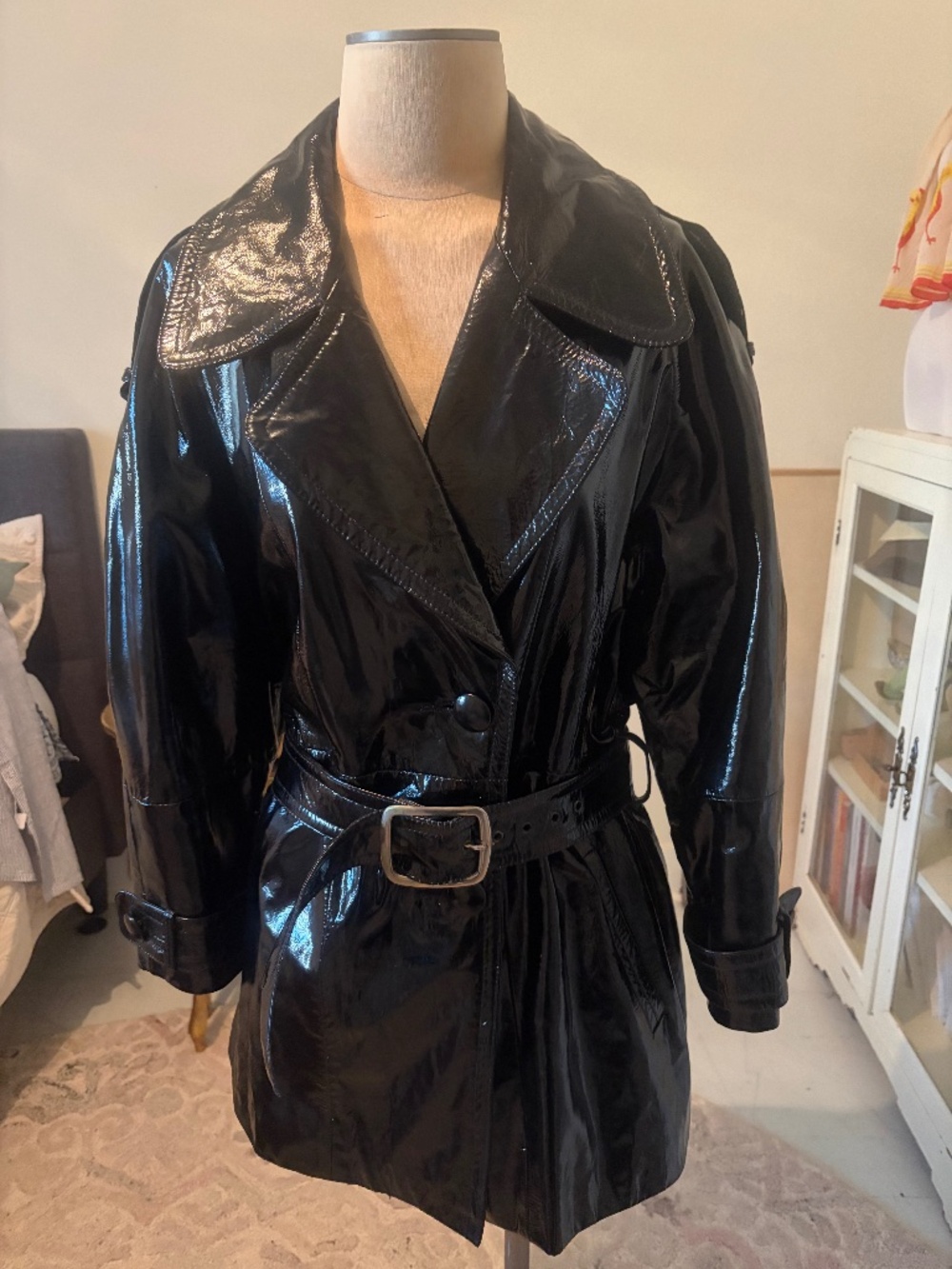 Lillie Rubin Exclusive patent leather jacket